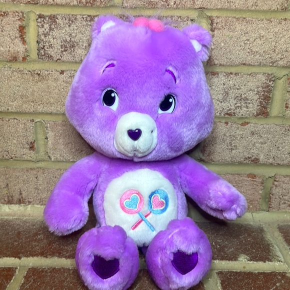 Care Bears | Toys | Care Bear Purple Share Bear Plush | Poshmark